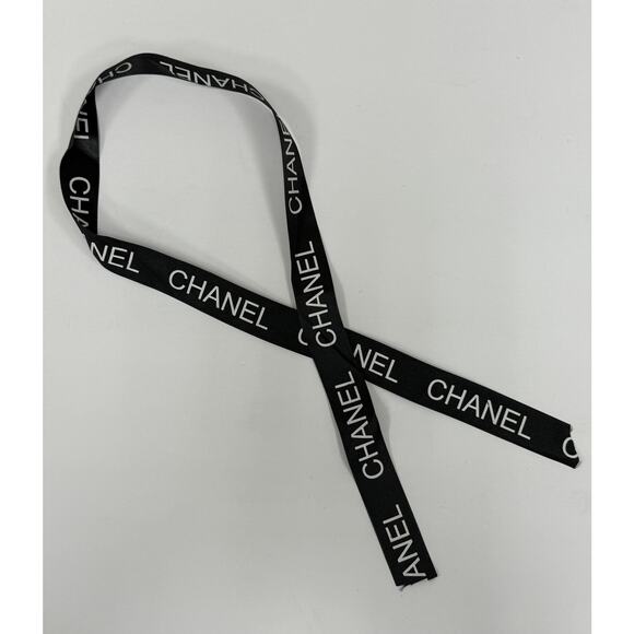 Authentic Black and White Chanel Ribbon - Picture 1 of 1